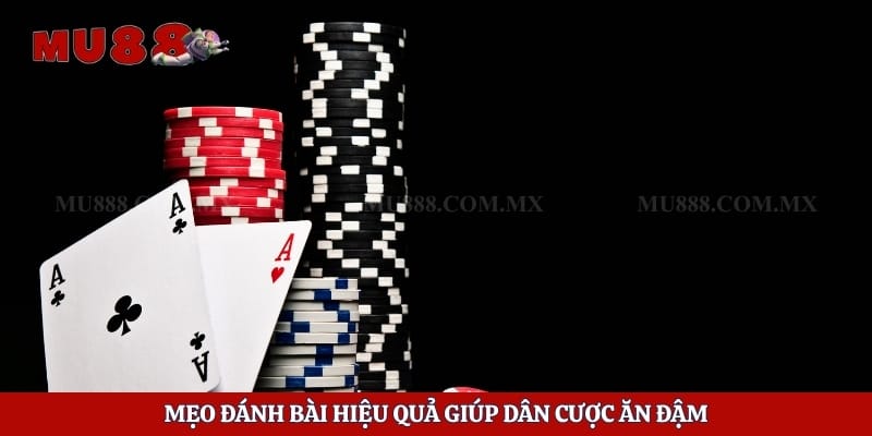 Mẹo đánh bài hiệu quả giúp dân cược ăn đậm